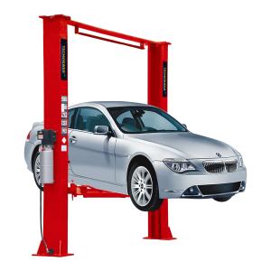 Quality Two Post Hydraulic Car Lifting Machine With Clear Floor Manual Lock wholesale