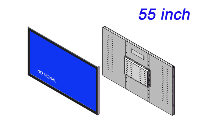 55-Inch Embedded Monitor for Retail Advertising, Transportation Hubs, Large-Scale Industrial Dashboards, and Stadium Displays