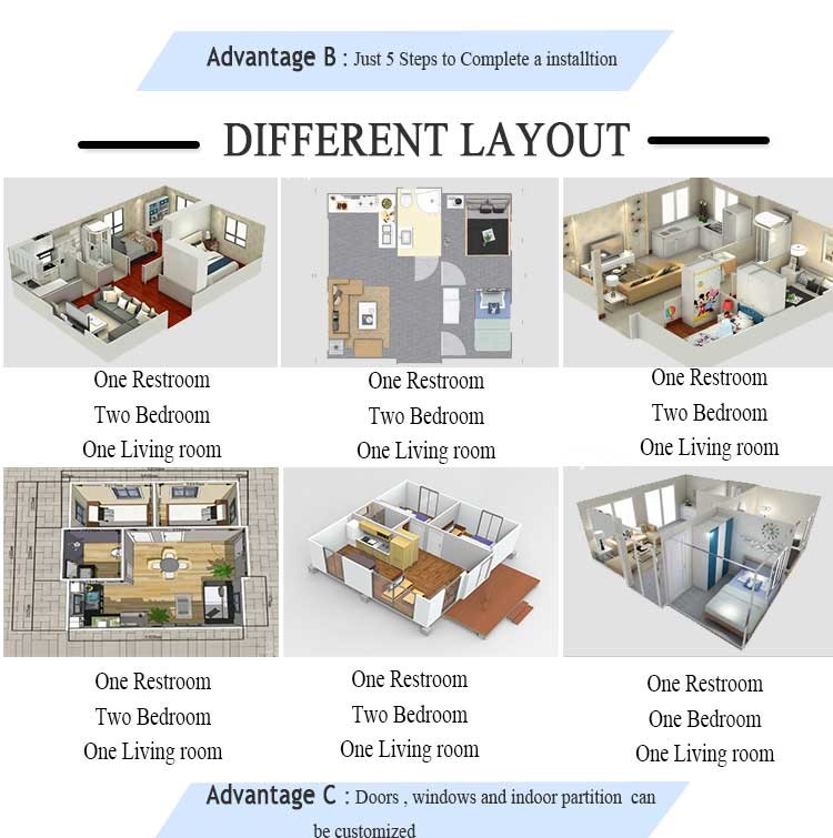 Expandable fabricated house container folding insulation solar prefab container house prefabricated home luxury