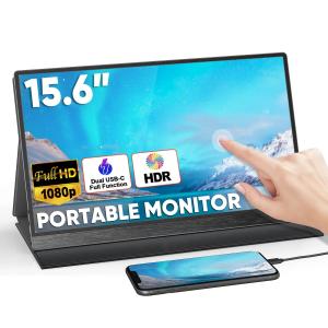 Quality Touchscreen External 15.6inch Portable Monitor HDMI LCD For PS5 ODM wholesale