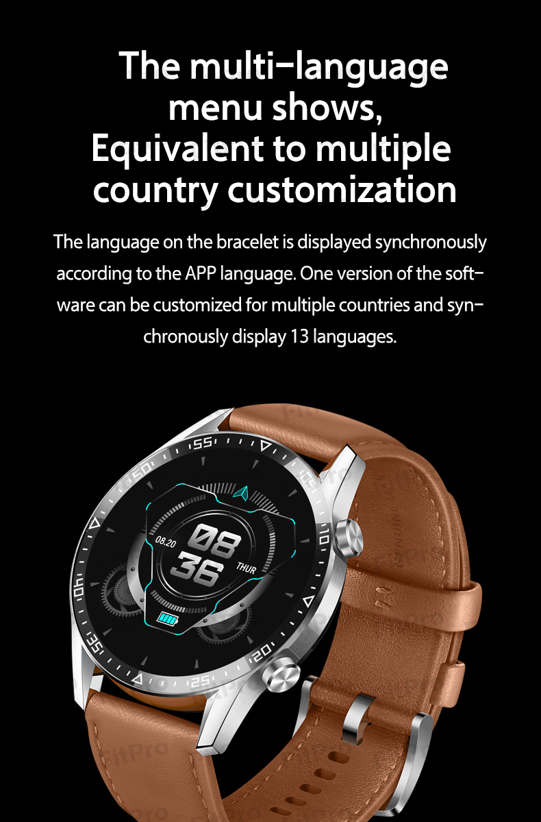 Black Fitness Tracker Device Ip67 Smartwatch For Swimming And Cycling