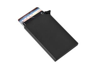 Quality Metal ABS Slim Aluminum Credit Card Holder Carbon Fibre Pattern wholesale
