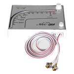 Aquaculture Red Oil Manometer 190*150*32MM Negative Pressure Meter