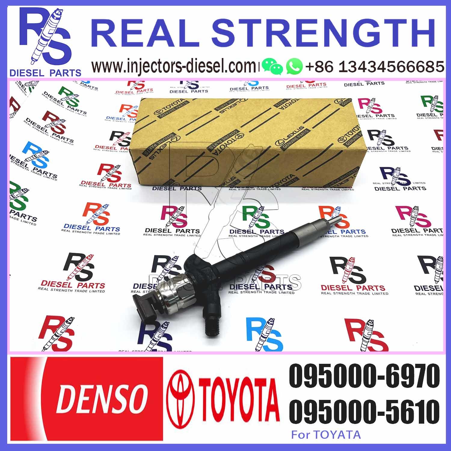 Common Rail Fuel Injector 23670-0R180 095000-7690 095000-7680 095000-7320 095000-7330 095000-6680 095000-6970