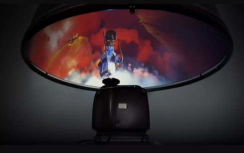 360 Degree Fisheye Dome Projector Lens External All Glass All Metal