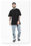 Streetwear Clothing Fashion Men'S Summer Loose Short Sleeve Cotton T Shirt With