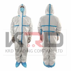 Quality Disposable Coveralls Protective clothing Suit Personal Protective Product Disposable Non-sterile Coverall Surgical Prot wholesale