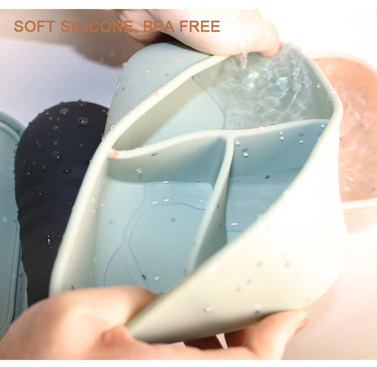 Sustainable Silicone Food Storage Container For Students Workers ODM