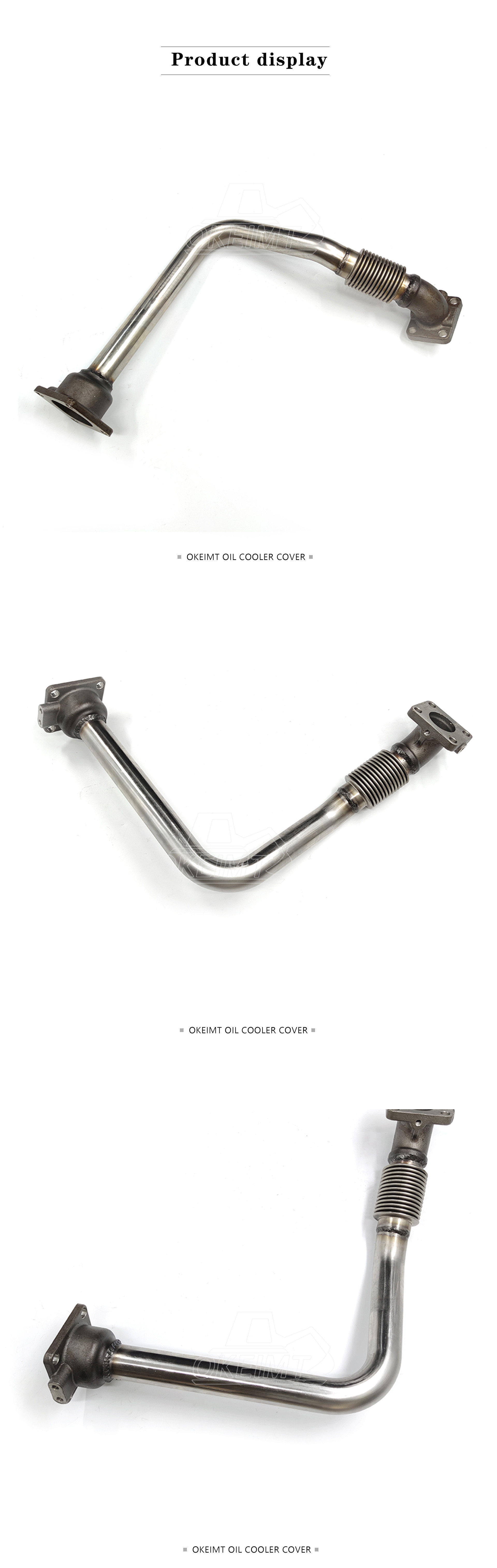 Excavator Engine Parts 6D125 Exhaust Gas Recirculation Lines