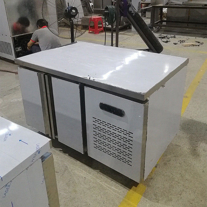 2 Door 1.8m Commercial Stainless Steel Refrigerator Freezer