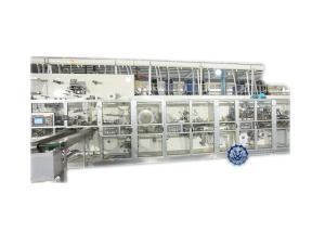 Quality PLC Mitsubishi System 0.8Mpa 380V 50HZ Panty Liner Machine wholesale