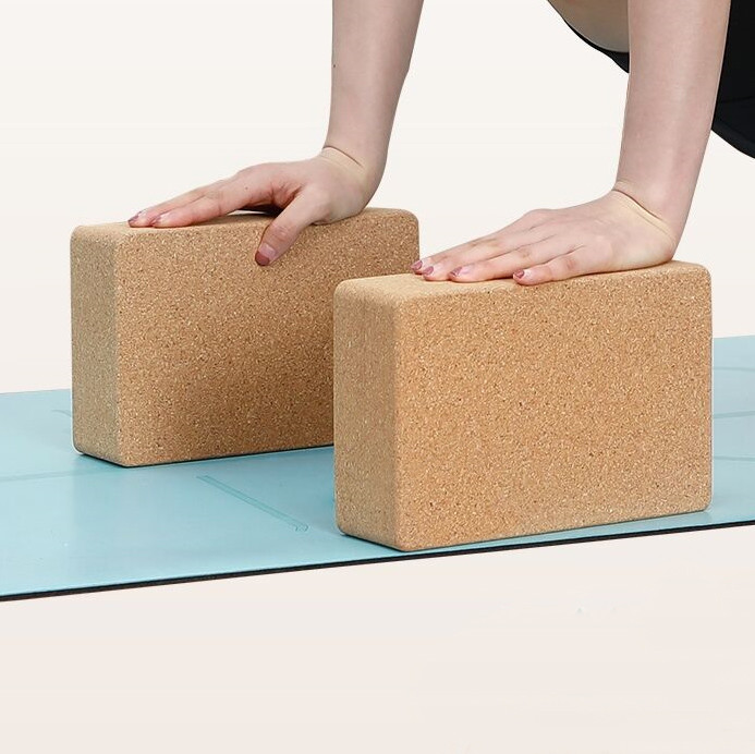 4" X 6" X 9" Large Lean Cork Yoga Block Bricks Lightweight
