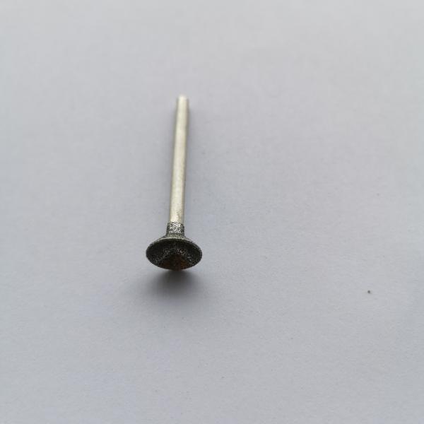 Cheap 6mm Diamond Rotary Burr Drill Bit With 3mm Shank For Rotary Tool Diamond Nail Head Deburring Tool for sale