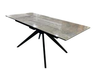 Quality Amazing Grey Ceramic Extendable Dining Table Euro Style DT-1032 1350mm(+350)*800*720mm Length wholesale