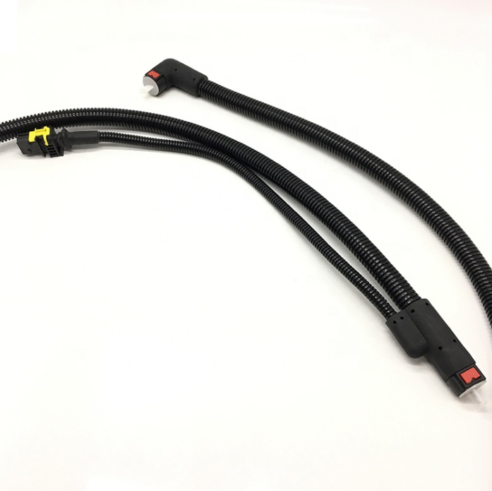 Black Heatable SCR AdBlue Lines SCR System Adblue Heating Hose