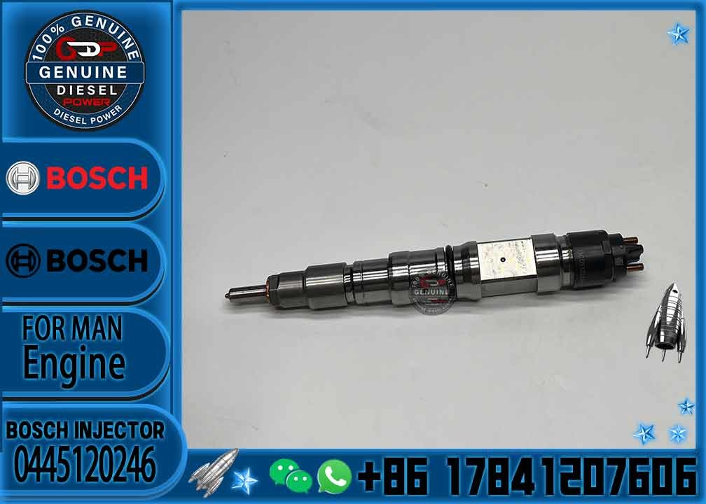 0445120246,04504664,21773130 genuine new diesel common rail injector 0445120246