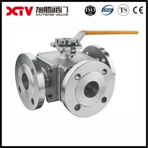 Quality API Stainless Steel SS304/316 3 Way Flange Ball Valve With Initial Payment Option wholesale