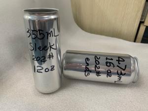 Quality BPA Ni Plain 12oz Aluminum Beverage Cans For Beer Cider Coke wholesale