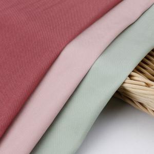 Quality Woven 100 Polyester Twill Fabric Cloth Imitation Silk Soft Fashion wholesale