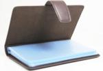 Custom Brown Real Leather Mens Business Credit Card Holders Wallets