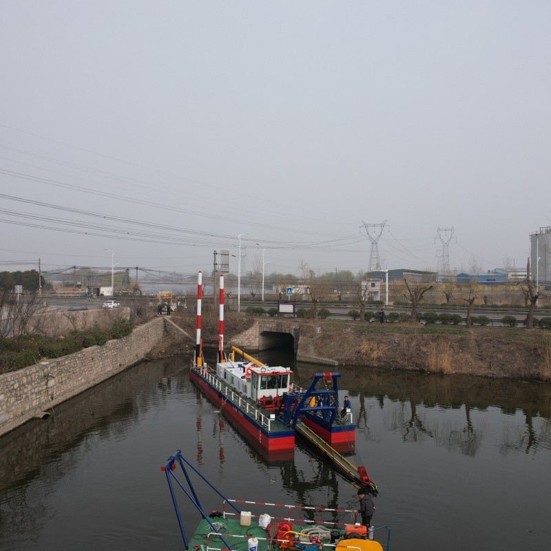 Large 26 Inch Suction River Dredging Equipment Vessel
