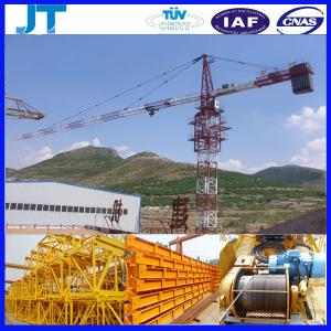 Quality China famous crane manufacturers 4T 48m jib JT4808 construction tower crane price wholesale