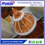 Automatic pan poultry feeding line
