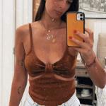 Sexy Hollow Slim Small Ladies Camisole Tank Tops
