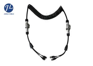 Quality Metal Plug 5 Pin Rear View Camera Cable Kits 2 Way 12-24V Customized Length wholesale