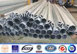 Q345 12m Height Steel Power Pole , Steel Electric Pole Hot Dip Galvanization