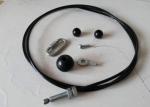 6mm Outer Diameter Multi Gym Cables / Fitness Spare Parts Nylon Coated Steel