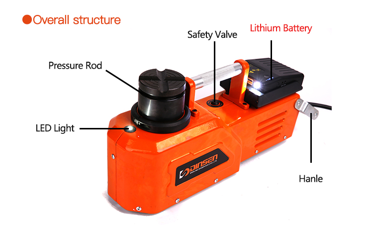 12 Volt Electric Hydraulic Portable Car Jack 15T ISO9001 Approved