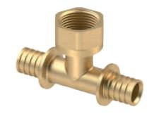 Quality Brass Tee Reducing Female Thread Pipe fittings wholesale