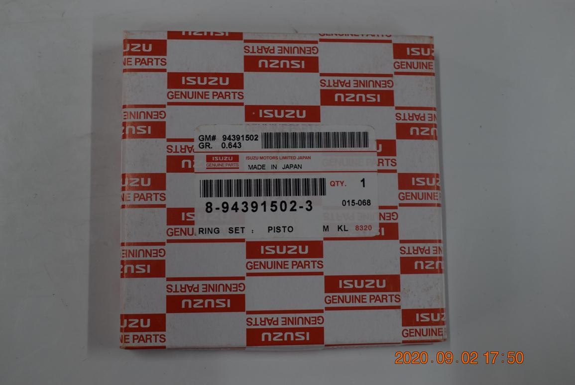 4HK1 6HK1 Engine Piston Ring Kit 8-94391502-4 8-98017166-0 Piston Quad Kit For ZAX240-3