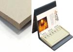 Thickness laminated 3.4mm 2150gsm grey cardboard for desk calendar