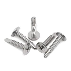 Quality Stainless Steel Galvanized Self Tapping Screws with Flat Wafer Head wholesale