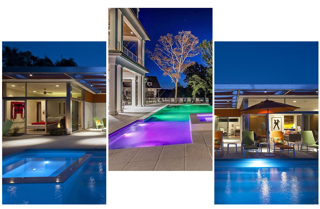 IP68 AC12V VDE Led Swimming Pool Light 18W Synchronous Control