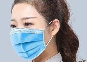Quality Non Woven Hospital BFE95 3 Ply Face Mask For Germ Protection wholesale