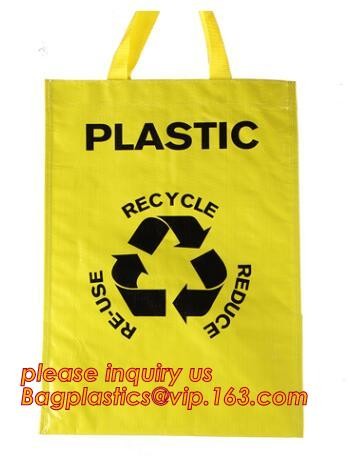 Fashion WaterProof PP Woven Laminated Handle Shopping Bag,fashion laminated reusable pp woven big shopping woven bag