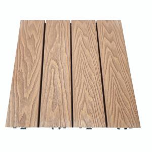 Quality Polished Orange WPC Deck Tile Wood Plastic Composite For Terrace ODM wholesale