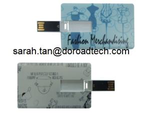 Quality Customized Colorful Printing Plastic Business Card USB Flash Drives wholesale