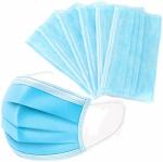 3 Ply Non Woven Disposable Dust Mask Reusable Surgical Mask Blue Green