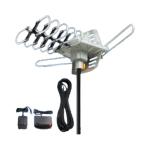 75Ohm UHF VHF Yagi Antenna 150 Mile Range External Tv Aerial
