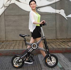 Quality Black Popular 500W Two Wheel foldable electric bicycle with Brake wholesale