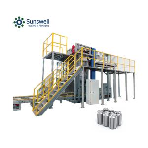 Quality Automatic Empty Beer Cans Depalletizer Aluminum Depalletizing Line Carbon Steel wholesale