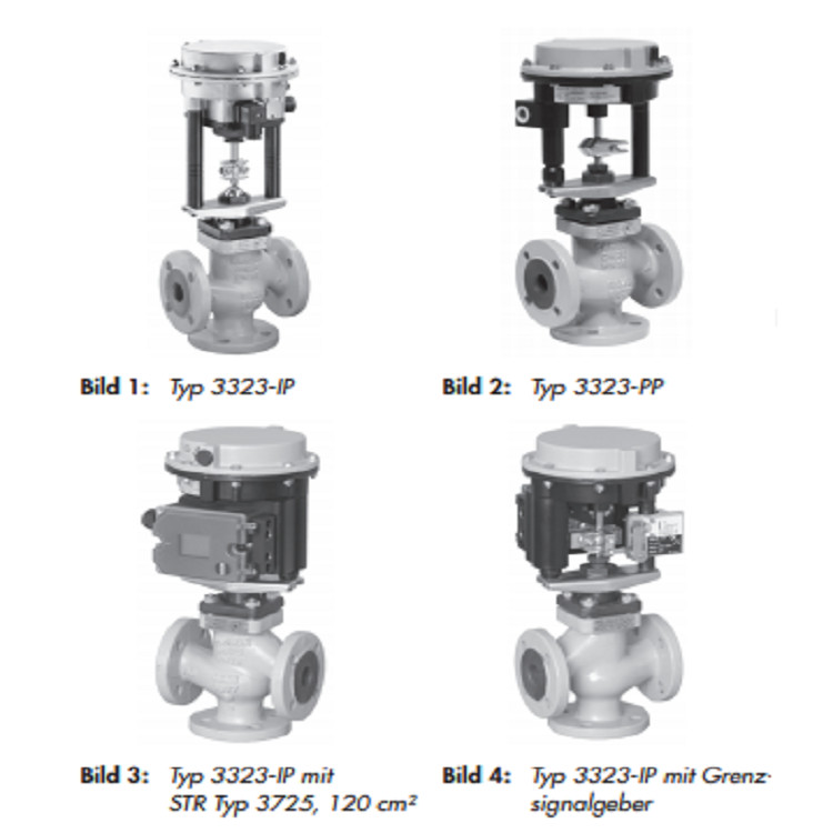 3323 Electric Automatic Control Valve With 10 To 300 °C / 14 To 572 °F Medium Temperature