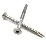Torx / Star Drive Knurled Shoulder Stainless Steel 304 CSK Head Chipboard Screws