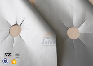 Quality 0.12mm Silver PTFE Coated Gas Range Protectors Stovetop Burner Covers wholesale