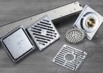 Durable Commercial Floor Drain Grates , Stainless Steel Floor Waste Customized
