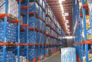 China Heavy duty drive in racking for pallets on sale
